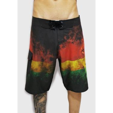 Imagem de Bermuda Àgua Alkary Multicolorido Leão-Masculino