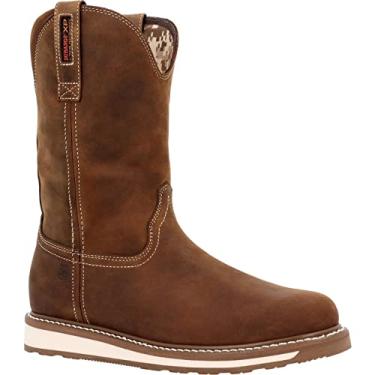 Imagem de DURANGO Botas masculinas BRN 28 cm Botas ocidentais, Marrom, 11.5
