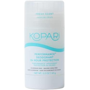 Imagem de Kopari Desodorante Performance Plus sem alumínio, desodorante esportivo para proteção contra odores 24 horas, não tóxico e limpo, sem parabenos ou bicarbonato de sódio, 59 ml