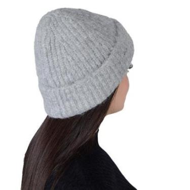 Imagem de Gorro Feminino Pashimina Tricot Cinza - 1911321-Feminino