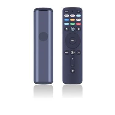 Imagem de JISOWA Controle remoto de voz universal para Vizio V555-J09 M75Q7-J03 V435-H2 V505-J01 M55Q7-J01 P75QX-G2 V655M-K03 M65QXM-K03 V705X-J03 M43QQ6M-K04 Substituição para Smart TV M50Q7-G2