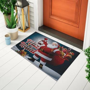 Imagem de Capacho De Porta Divertido e Criativo Tapete Decorativo - Feliz Natal Presente Ca685
