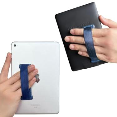 Imagem de WUOJI Suporte de alça de mão para tablets – Suporte universal para tablet compatível com Tab Air/Tab Pro 24 cm / Tab 10,1 polegadas / Tab 4 10,1 polegadas / Tab Pro 10,1 polegadas (azul marinho)