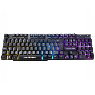 Imagem de Teclado Gamer Semi Mecânico Led Usb Abnt2 KM-52 RGB