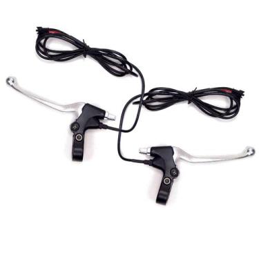 Imagem de Manete de Freio Alumínio eBike 36V Preto/Prata - Machine Motors