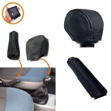 Imagem de Capas Manopla Câmbio Manual E Freio Renault Kangoo 2001 2002 2003 2004