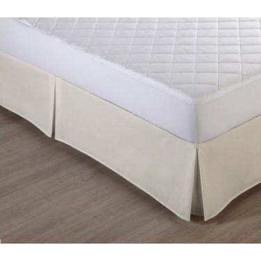 Imagem de Saia Para Cama Box Queen Creme Admirare