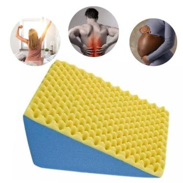 Imagem de Travesseiro Triangular em Espuma Encosto Para Relaxamento - Armazém da