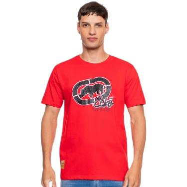 Imagem de Camiseta Masculina Ecko Night Vermelha J995A