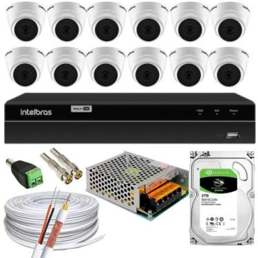 Imagem de Dvr 1216 intelbras 12 Cameras 1220D mic Áudio Hd 3teras