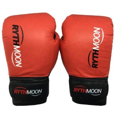Imagem de Luva Boxe Muay Thai Standard 6OZ Rythmoon ST, Vermelho