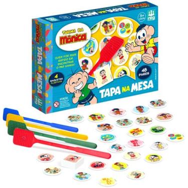 Imagem de Jogo Infantil Tapa Na Mesa Turma Da Mônica 4 Jogadores - Nig Brinquedo