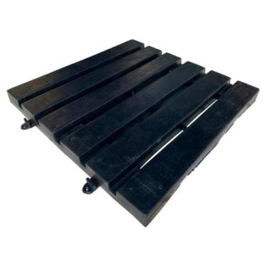 Imagem de Deck modular 30x30 kit com 1m² plástico reciclado - JR Injetados, Pret