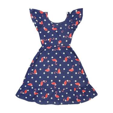 Imagem de Vestido Marinho de Flamingo com Decote V nas Costas - Big Bless, 6