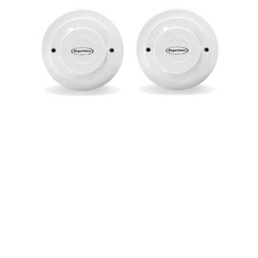 Imagem de Kit2pcs-Detector Óptico De Fumaça Contato Seco 12V/24V - Segurimax