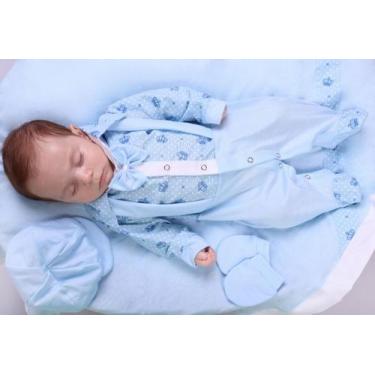 Imagem de Kit Saída De Maternidade Igor - 04 Peças - Para Meninos - Lalu Enxovai