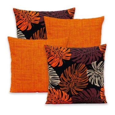 Imagem de Kit 4 Capas de Almofada c/ Zíper 40x40cm Gorgurinho - Dryka Enxovais, 