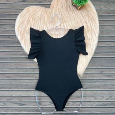Imagem de Body Infantil Frufru Babado Tendência Modinha Meninas Luxo - Ak Fashio