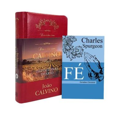 Imagem de Kit Dia a Dia com Calvino Luxo + Sermão Fé Charles Spurgeon - Publicaç