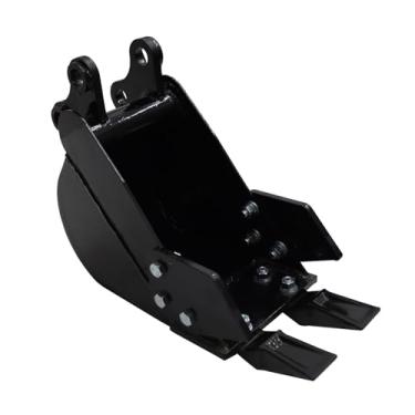 Imagem de Maisutseb Acessórios de mini escavadeira de caçamba estreita para escavação, transferência de material, carregamento, caçamba de escavação estreita para miniescavadeira 08/10/15