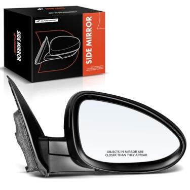 Imagem de A-Premium Espelho retrovisor elétrico lateral do passageiro - compatível com Chevrolet Sonic 2012-2020 - Espelho retrovisor externo preto dobrável manual aquecido - Substituição # 95205435
