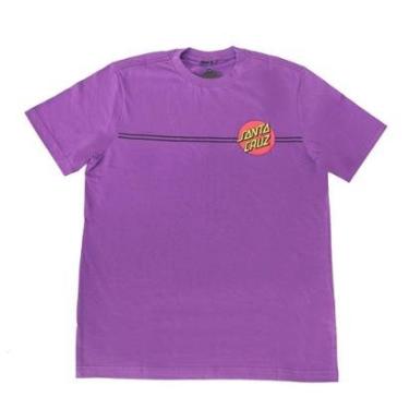 Imagem de Camiseta Santa Cruz Classic Dot Line - Roxo-Masculino