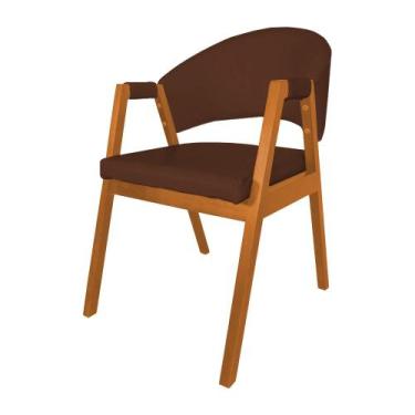 Imagem de Cadeira De Jantar Madeira Maciça Cerejeira Premium Helen Facto Whisk -