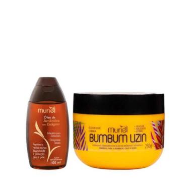 Imagem de Muriel Óleo Amêndoas com Colágeno 100ml + Bumbum Lisin 250ml