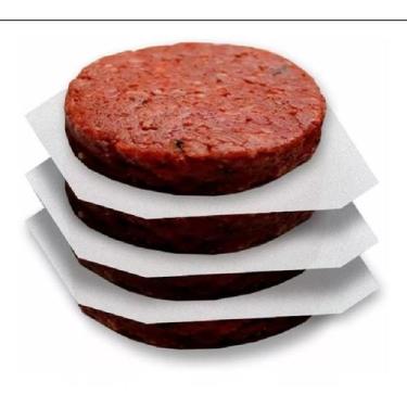 Imagem de Separador De Hamburguer Em Papel Glassine Pct Com 500 Unid - Mamedes