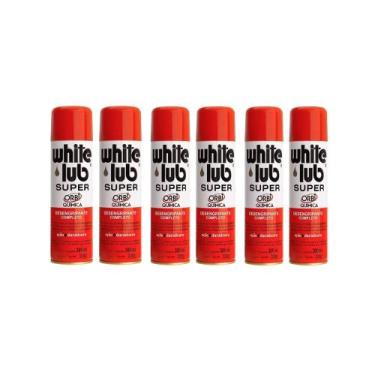Imagem de Kit C/6 Desingripante White Lub 300ml - ORBI