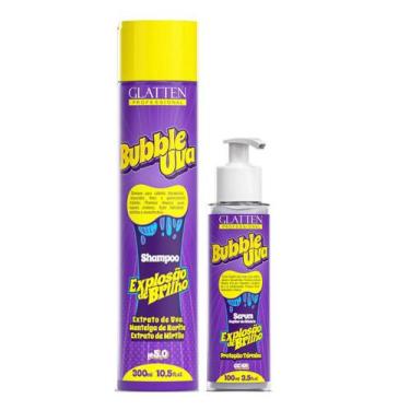 Imagem de Glatten Bubble Uva Shampoo e Sérum