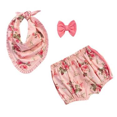 Imagem de Kit Calcinha Infantil Com Babador Estampado - PEQUENO ANJO, 021, 181, 