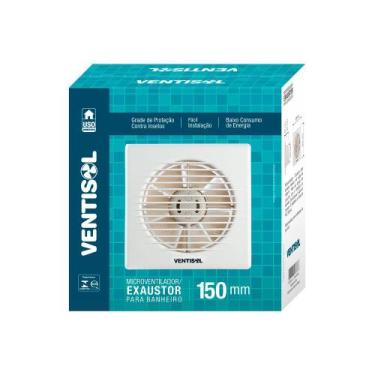 Imagem de Exaustor Para Banheiro Ventisol 150mm Exb150 127v