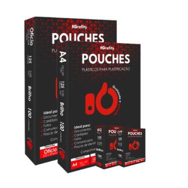 Imagem de Plastico Plastificação 500 Grafity 2 Cento CPF (Título Eleitor), 1 Cen