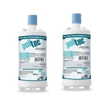 Imagem de Kit 2 Filtro Refil Purificador Agua Esmaltec Acqua 7 Purágua - POLICAR