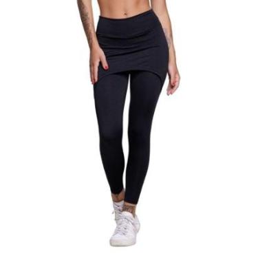 Imagem de Calça Legging Com Saia Fitness Bella Fiore Academia Tapa Bumbum Treino Suplex Moda Fitness-Feminino