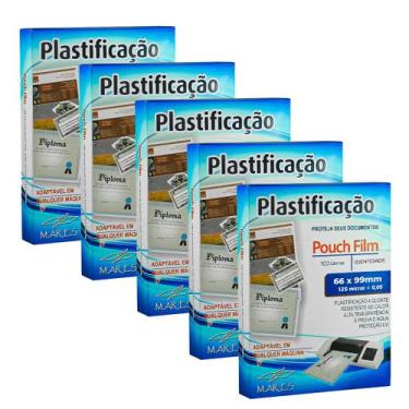 Imagem de Polaseal Plástico para plastificação 0,05 CPF 66x99 500un - Mares
