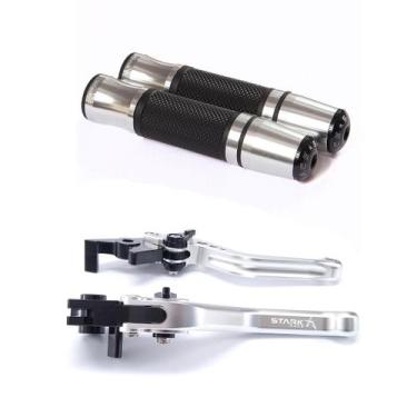 Imagem de KIT Manete Manopla Esportivo Moto Cbr1000rr Fireblade 04 05 06 07 - St