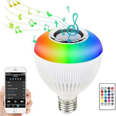Imagem de Lâmpada Bulb LED Musical RGB Caixa de Som + Controle Remoto - Lehmox