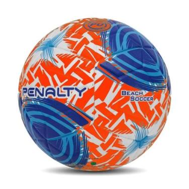 Imagem de Bola De Beach Soccer Penalty Fusion XXIII, Laranja, Azul