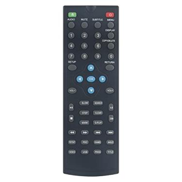 Imagem de PerFascin Controle remoto de DVD de substituição adequado para DVD Player Laser DVD-HD008