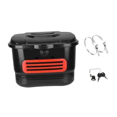 Imagem de menolana Bicicleta Cesta Dianteira Traseira Bicicletas Carga Rack Organizador com Cadeado e Chaves para Frutas Adultos Bicicletas Scooter Viagem, Sem Bolsa Interna