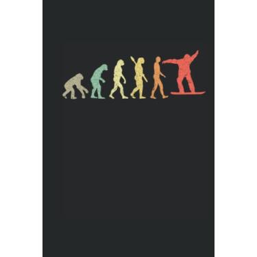 Imagem de Evolución de snowboard - cuaderno para conductores de snowboard: Notebook Din A5 (6x9) para snowboarders y snöber con 120 páginas forradas y días de semana para la función del diario