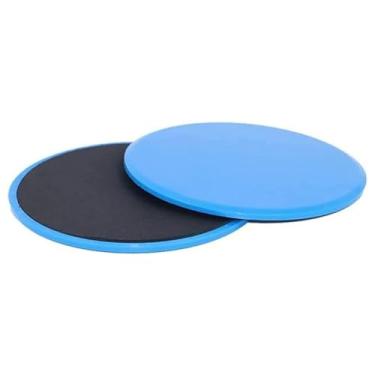 Imagem de Discos deslizantes de dupla face, controles deslizantes de exercícios físicos, exercícios de núcleo, treino de corpo inteiro para pilates, ioga, acessórios de equipamentos de fitness(Blue)