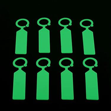 Imagem de Marcador de Etiqueta de Flor Suspensa, 100 Peças de Etiquetas de Mudas de Plástico, Decoração de Berçário de árvores de Plantas, ótimo para Bandejas de Sementes, Vasos ou Fixação