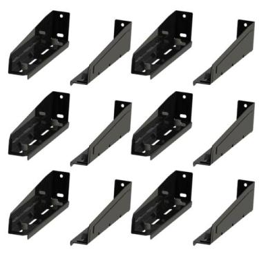 Imagem de Suporte para Forno Micro-ondas Preto Brasforma SBR5.1 - 6 Unidades