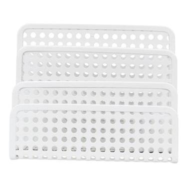 Imagem de Porta Documentos De Mesa - Importado - Metal Branco - Oikos