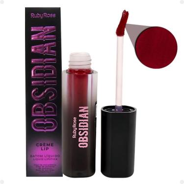 Imagem de Batom Líquido Ruby Rose Obsidian Crème Lip Ocl03 Hb-7100-3