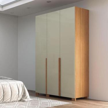 Imagem de Guarda Roupa Solteiro 135cm c/ 3 Portas Dalla Costa 100% MDF - Pradel 