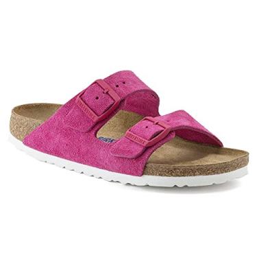 Imagem de Birkenstock Arizona - Couro (unissex), Camur a tulipa f csia, 5-5.5